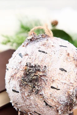 Decorator's Warehouse 7" Foam Birch Ball Ornament > Christmas Decor|Christmas Ornaments