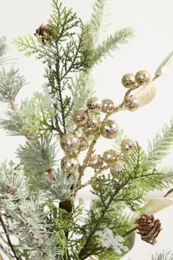 Decorator's Warehouse 28” Frosted Mixed Pine Glitter Berry Spray > Christmas Decor|Christmas Sprays