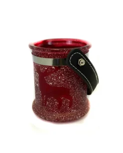 Decorator's Warehouse 4” Frosted Reindeer Candleholder > Sale|Christmas Sale