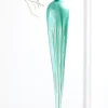 Decorator's Warehouse 10" Frosty Blue Glass Icicle Ornament > Christmas Decor|Blue Christmas