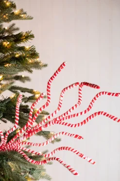 Decorator's Warehouse 29” Frosty Peppermint Branch Spray > Gingerbread|Peppermint