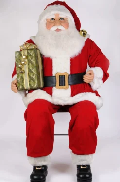 Decorator's Warehouse 5 ft. Sitting Santa > Karen Didion