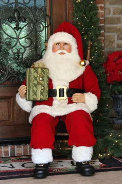 Decorator's Warehouse 5 ft. Sitting Santa > Karen Didion