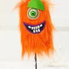Decorator's Warehouse 24" Furry Monster Spray - Orange > Halloween|Halloween