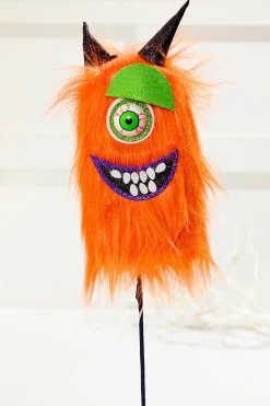 Decorator's Warehouse 24" Furry Monster Spray - Orange > Halloween|Halloween