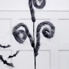 Decorator's Warehouse 30” Furry Spiral Curly Spray - Black/White > Halloween|Halloween