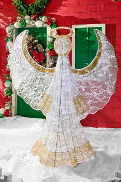 Decorator's Warehouse 6' Giant Angel - Warm/Cool White > Outdoor Lighting|Outdoor Decor