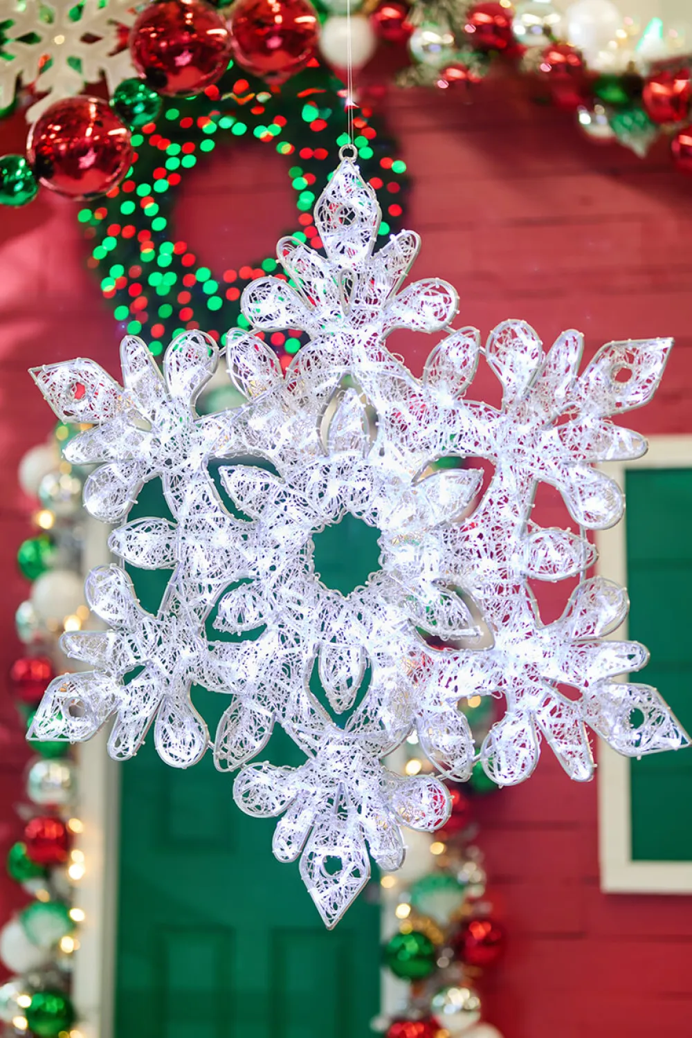 Decorator's Warehouse 4' Giant Crystal Snowflake > Outdoor Decor|Outdoor Decor