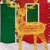 Decorator's Warehouse 8' Giant Golden Reindeer > Outdoor Decor|Outdoor Decor