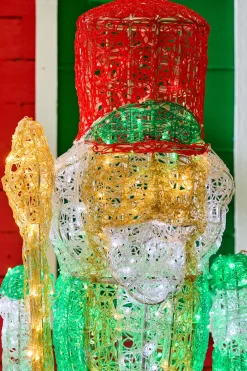 Decorator's Warehouse 6' Giant Nutcracker with Green Jacket > Outdoor Decor|Outdoor Decor