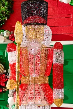 Decorator's Warehouse 8' Giant Nutcracker with Red Jacket > Outdoor Decor|Outdoor Decor