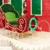 Decorator's Warehouse 6' Giant Red Christmas Sleigh > Outdoor Decor|Outdoor Decor