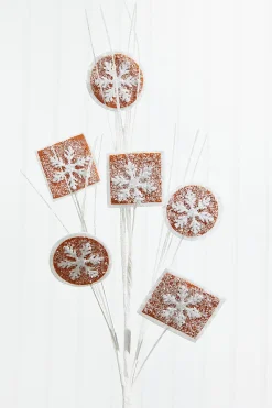 Decorator's Warehouse 25” Gingerbread Cookie Stem > Sugar & Spice|Christmas Sprays