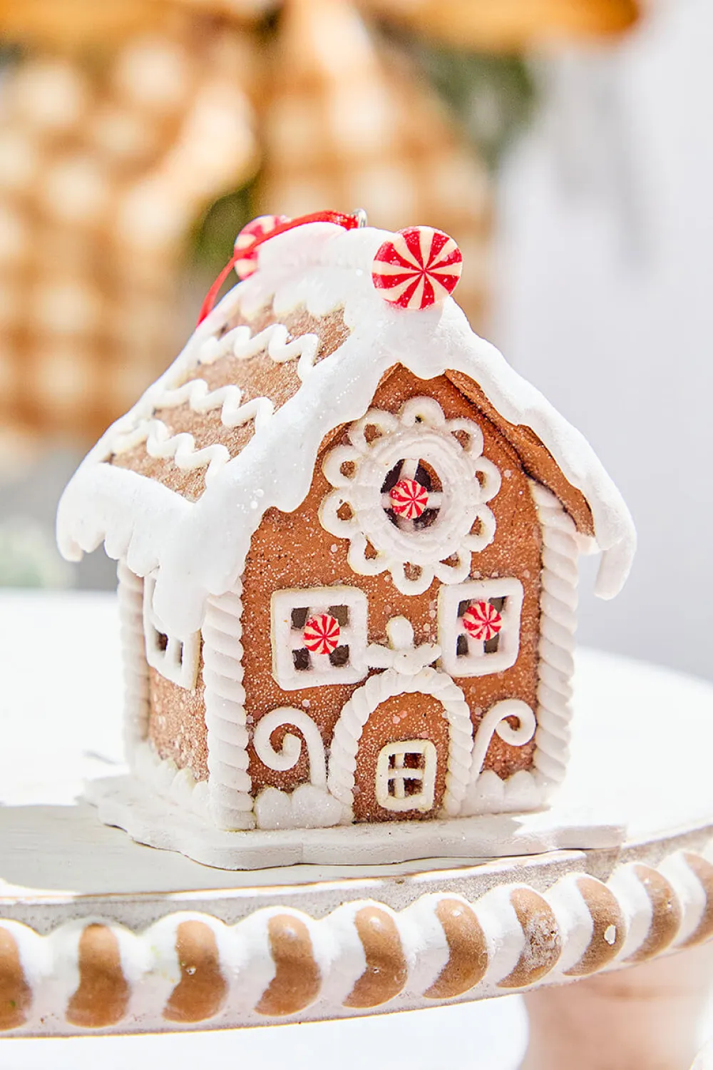 Decorator's Warehouse 4" Gingerbread House Ornament > Christmas Ornaments|Christmas Decor