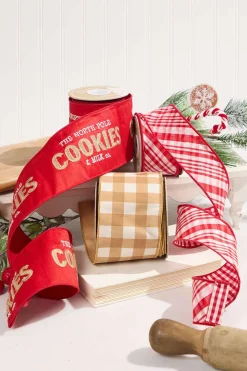 Decorator's Warehouse Gingerbread Ribbon Mini Bundle > Christmas Ribbon|Christmas Decor