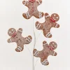Decorator's Warehouse 25" Gingerbread Spray > Christmas Decor|2026 New Additions