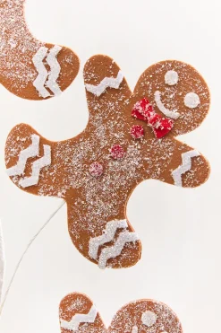 Decorator's Warehouse 25" Gingerbread Spray > Christmas Decor|2026 New Additions