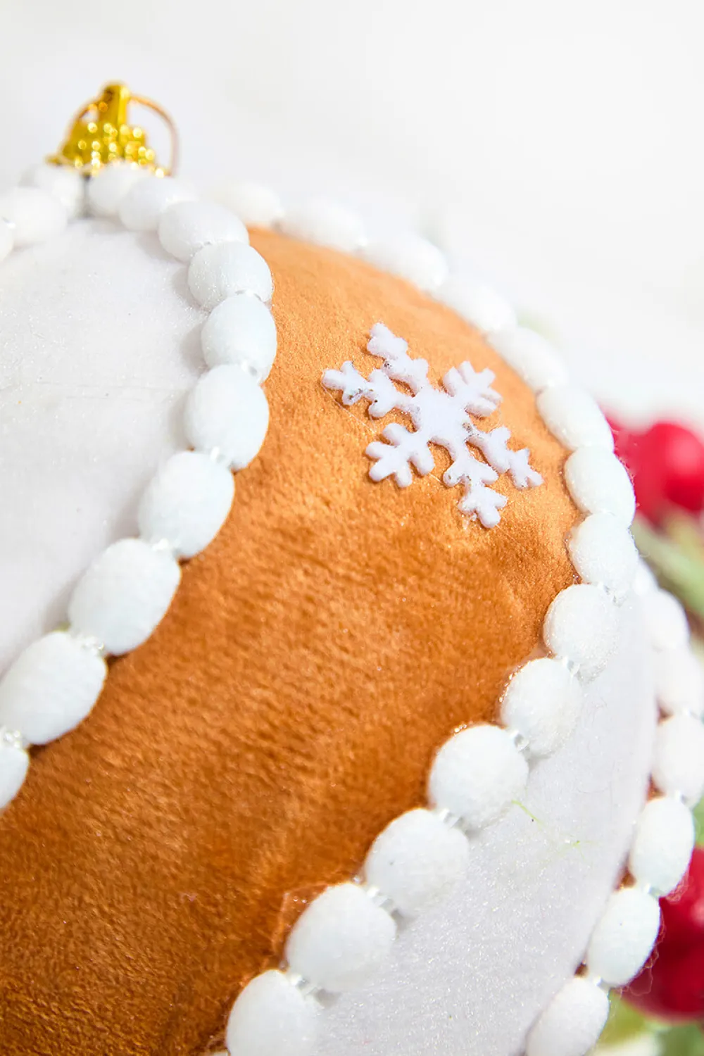 Decorator's Warehouse 5" Gingerbread Swirl Ball Ornament > Sugar & Spice|Christmas Decor