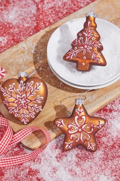 Decorator's Warehouse 3” Glass Gingerbread Ornament > Christmas Decor|Christmas Ornaments