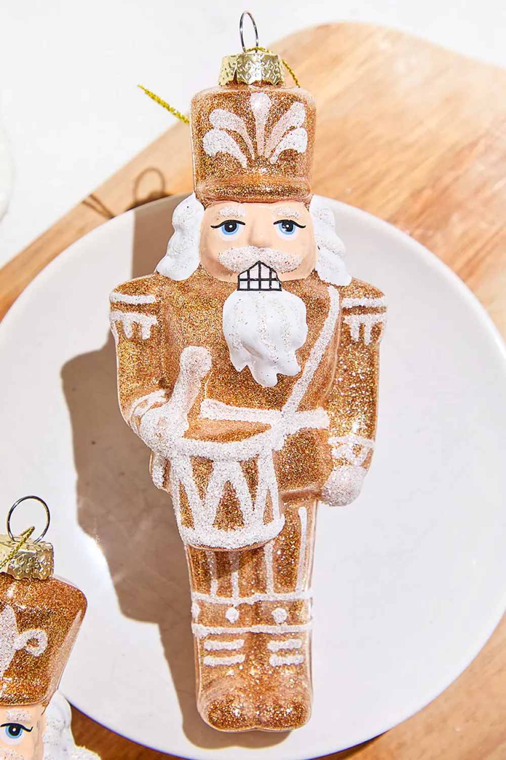 Decorator's Warehouse 6.5" Glass Gingerbread Soldier Ornament > Sugar & Spice|Christmas Decor