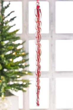 Decorator's Warehouse 16.5" Glass Icicle Ornament > Christmas Decor|Christmas Ornaments