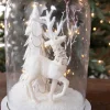 Decorator's Warehouse Glass Light Up Reindeer Cloche > Christmas Accents|Christmas Decor