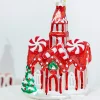 Decorator's Warehouse 5" Glass Peppermint Church Ornament > Christmas Decor|Christmas Ornaments