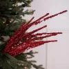 Decorator's Warehouse 33” Glitter Cluster Berry Spray - Red > Nutcracker|Christmas Sprays