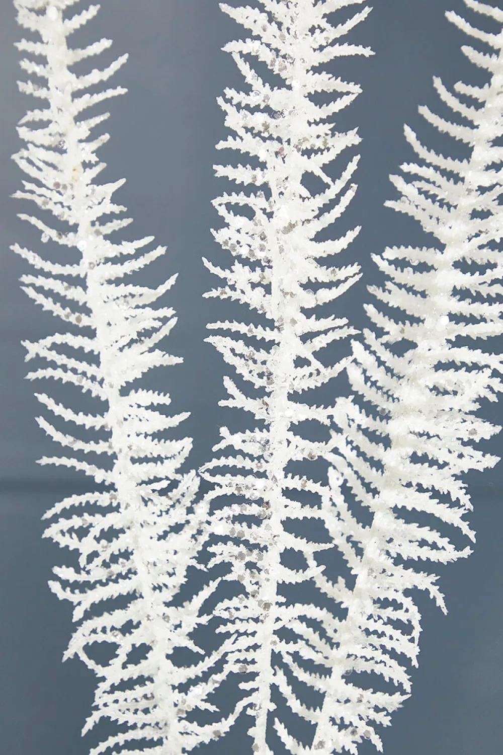 Decorator's Warehouse 35" Glitter Fern Spray - White > White Christmas|Christmas Sprays