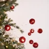 Decorator's Warehouse 22” Glitter Sequin Ball Spray > Christmas Sprays|Christmas Decor