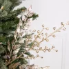Decorator's Warehouse 29” Glitter Smilax Berry Spray - Champagne > Christmas Sprays|Christmas Decor