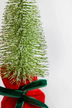Decorator's Warehouse 10” Glitter Tree In Felt Gift Sack > Tabletop & Accent Trees|Christmas Sale