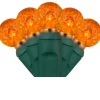 Decorator's Warehouse G12 70L 4" Spacing - Orange > Outdoor Lighting|Light Strands