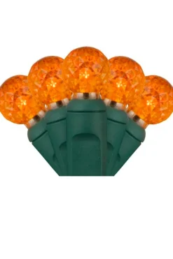 Decorator's Warehouse G12 70L 4" Spacing - Orange > Outdoor Lighting|Light Strands