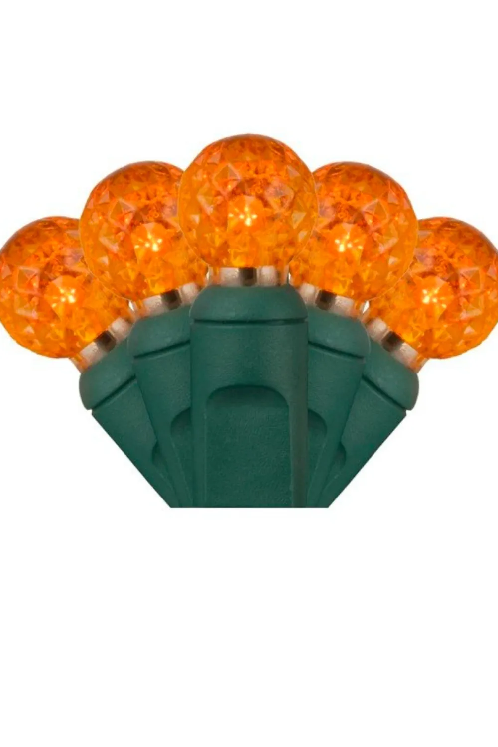 Decorator's Warehouse G12 70L 4" Spacing - Orange > Outdoor Lighting|Light Strands