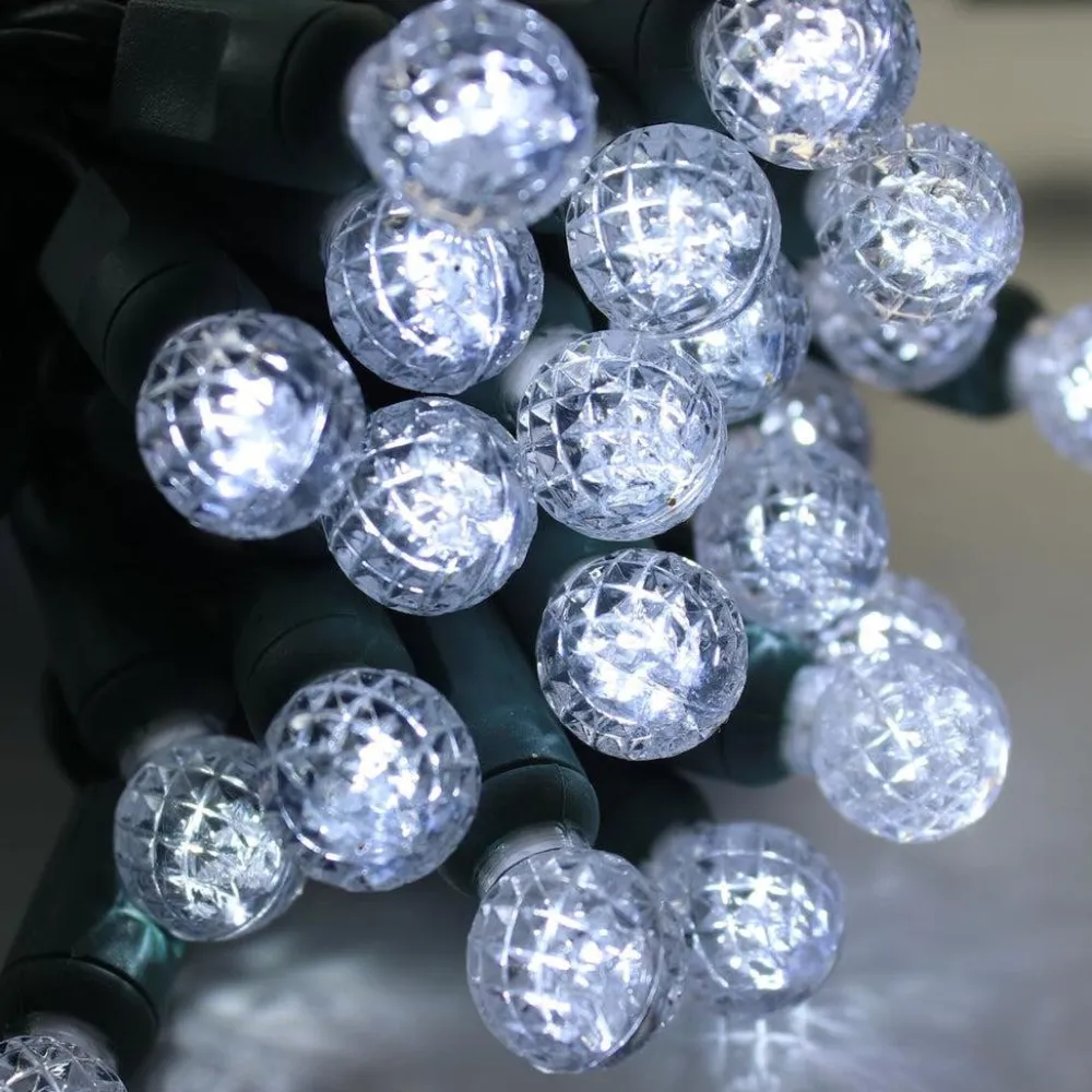 Decorator's Warehouse G12 70L 4" Spacing - Pure White > Outdoor Lighting|Light Strands