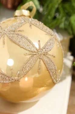 Decorator's Warehouse 4” & Burgundy Ball Glass Ornament > Christmas Decor|Christmas Ornaments