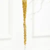 Decorator's Warehouse 10" Gold Icicle Glass Ornament > Christmas Decor|Natural Elegance