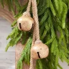 Decorator's Warehouse 18" Gold Iron Jingle Bells & Jute Rope Ornament > Christmas Decor|Christmas Ornaments