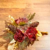 Decorator's Warehouse 14" Gold Peony Laurel Candle Holder > Christmas Sale|Christmas Decor