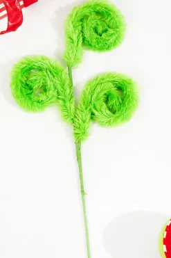 Decorator's Warehouse 28" Green Furry Curly Spray > Storyville|Christmas Sprays
