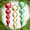 Decorator's Warehouse 19.5" Green Glass Finial Ornament > Christmas Decor|Christmas Ornaments