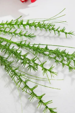 Decorator's Warehouse 34” Green Glitter Grass Spray > Christmas Sprays|Christmas Decor