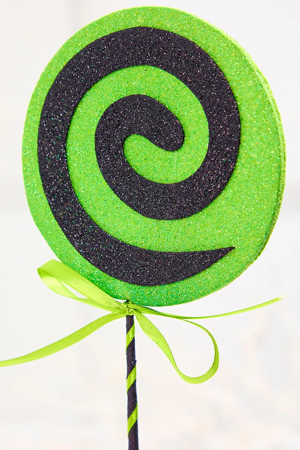Decorator's Warehouse 17" Green Glitter Lollipop Pick > Halloween|Halloween