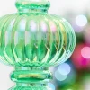 Decorator's Warehouse 10" Green Iridescent Chandelier Ornament > Retro Brites|Christmas Decor
