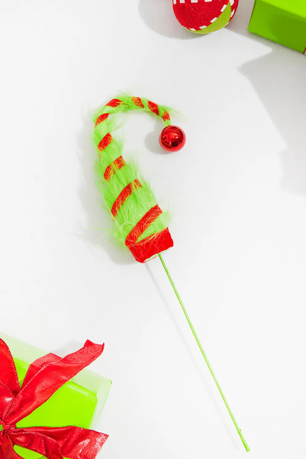 Decorator's Warehouse 33” Green Monster Hat Spray > Storyville|Christmas Sprays