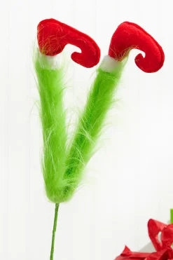 Decorator's Warehouse 23" Green Monster Leg Spray > Storyville|Christmas Sprays