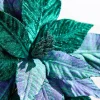 Decorator's Warehouse 25" Green Plaid Poinsettia Stem > Blue Christmas|Christmas Decor