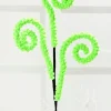Decorator's Warehouse 28" Green Puff Chenille Spiral Curly Spray > Halloween|Halloween