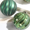 Decorator's Warehouse 3" Green Shatterproof Boxed - Set of 6 > Boxed Sets|Christmas Decor